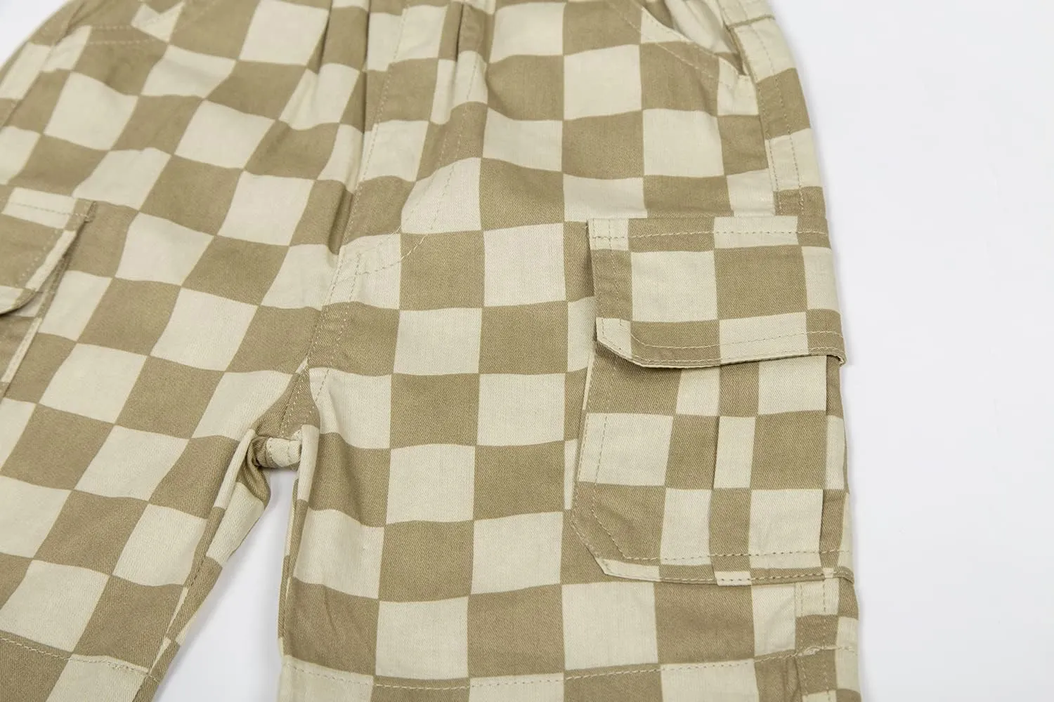 Mud Kingdom Little Boys Twill Cargo Shorts Summer Holiday