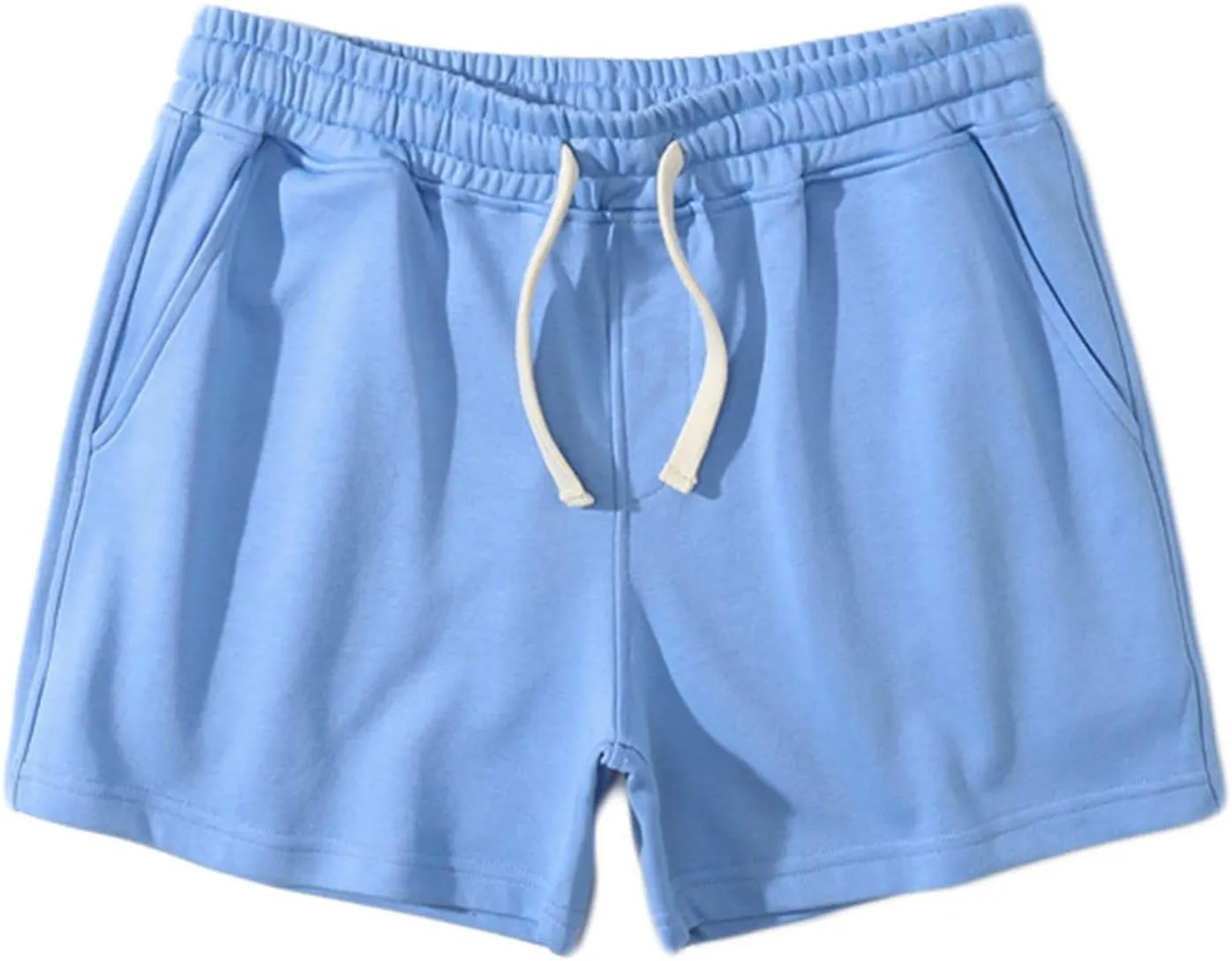 Muscularfit Mens Sweat Shorts Outdoor Sport Gym Athletic Shorts Comfortable Drawstring Fitness Sport Shorts with Pockets