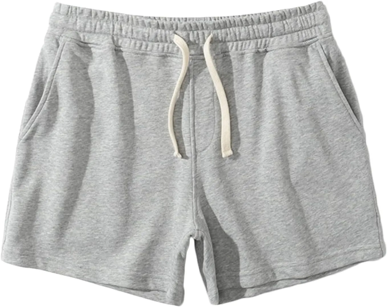 Muscularfit Mens Sweat Shorts Outdoor Sport Gym Athletic Shorts Comfortable Drawstring Fitness Sport Shorts with Pockets