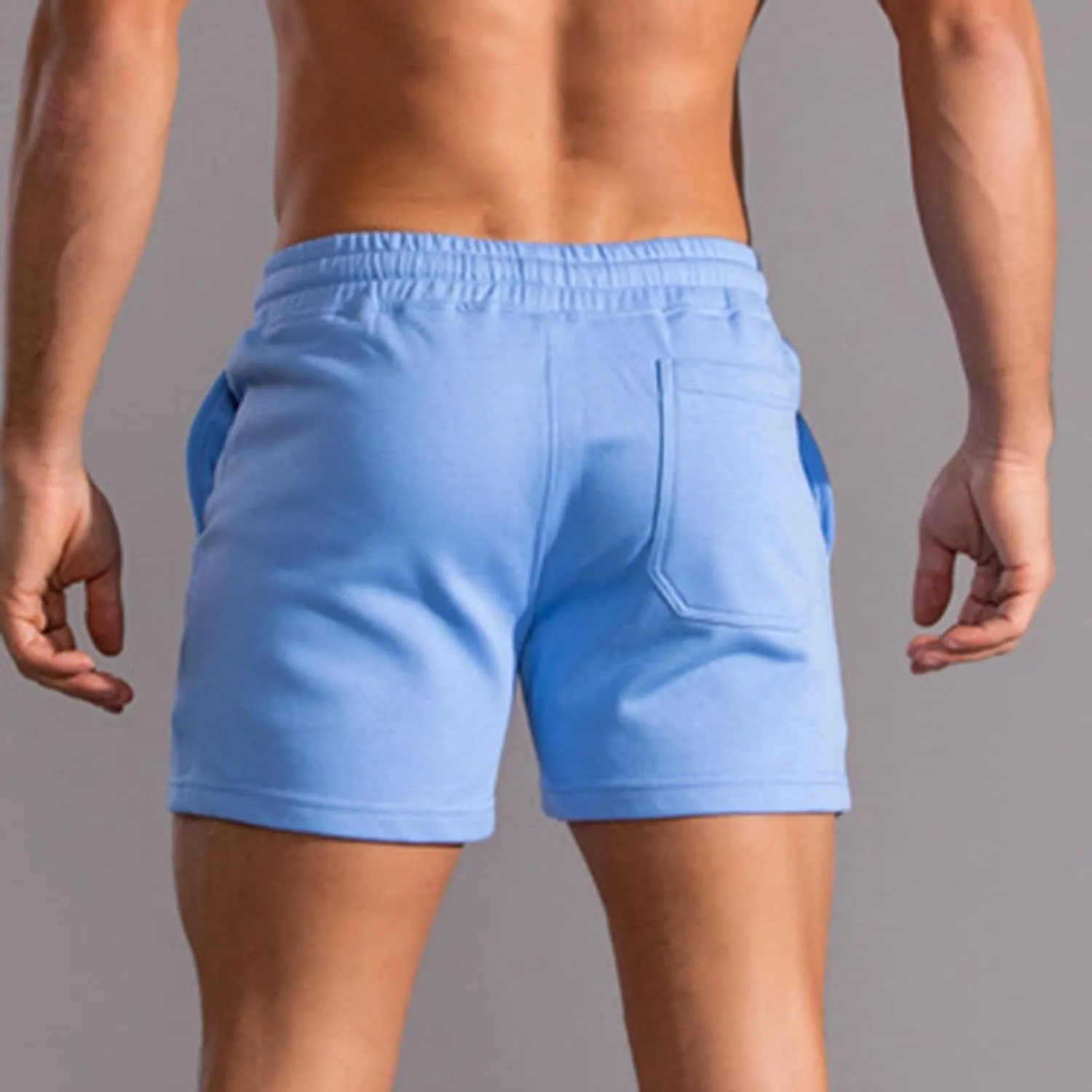 Muscularfit Mens Sweat Shorts Outdoor Sport Gym Athletic Shorts Comfortable Drawstring Fitness Sport Shorts with Pockets