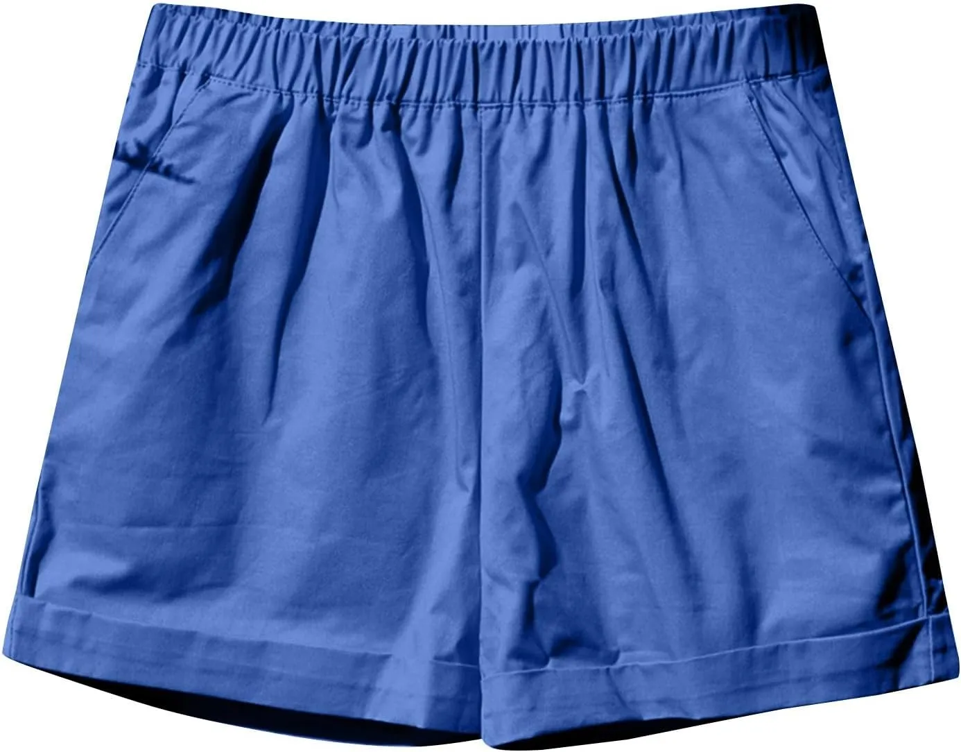 NBXNZWF Linen Shorts for Women 2025 Summer Loose Casual Comfy Elastic Waist Pants Beach Vacation Gym Shorts with Pockets