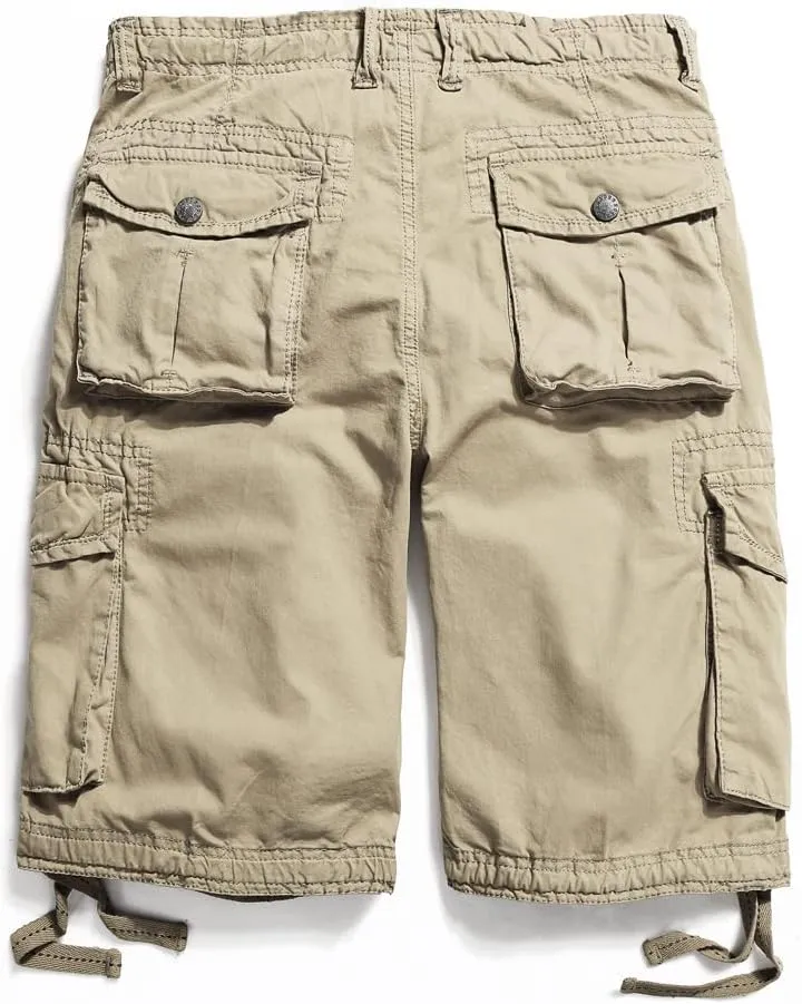 OCHENTA Men's Loose Fit Cargo Shorts with Multi Pockets