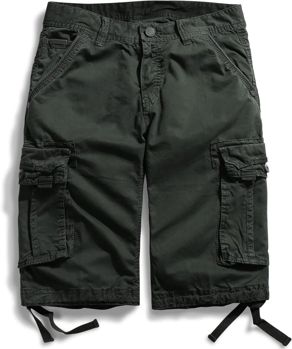 OCHENTA Men's Loose Fit Cargo Shorts with Multi Pockets
