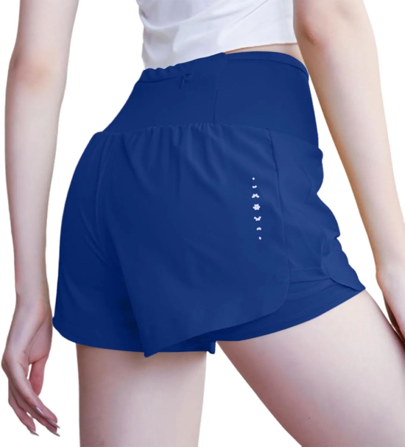 Oplxuo Womens Athletic Shorts Basic Running Shorts Lightweight Quick Dry Gym Workout Shorts