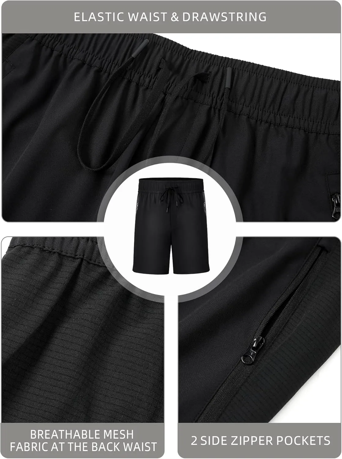 Pioneer Camp Mens Athletic Shorts 7 Inch Quick Dry Gym Workout Running Shorts Men Lightweight Sports Basketball Sweat Shorts