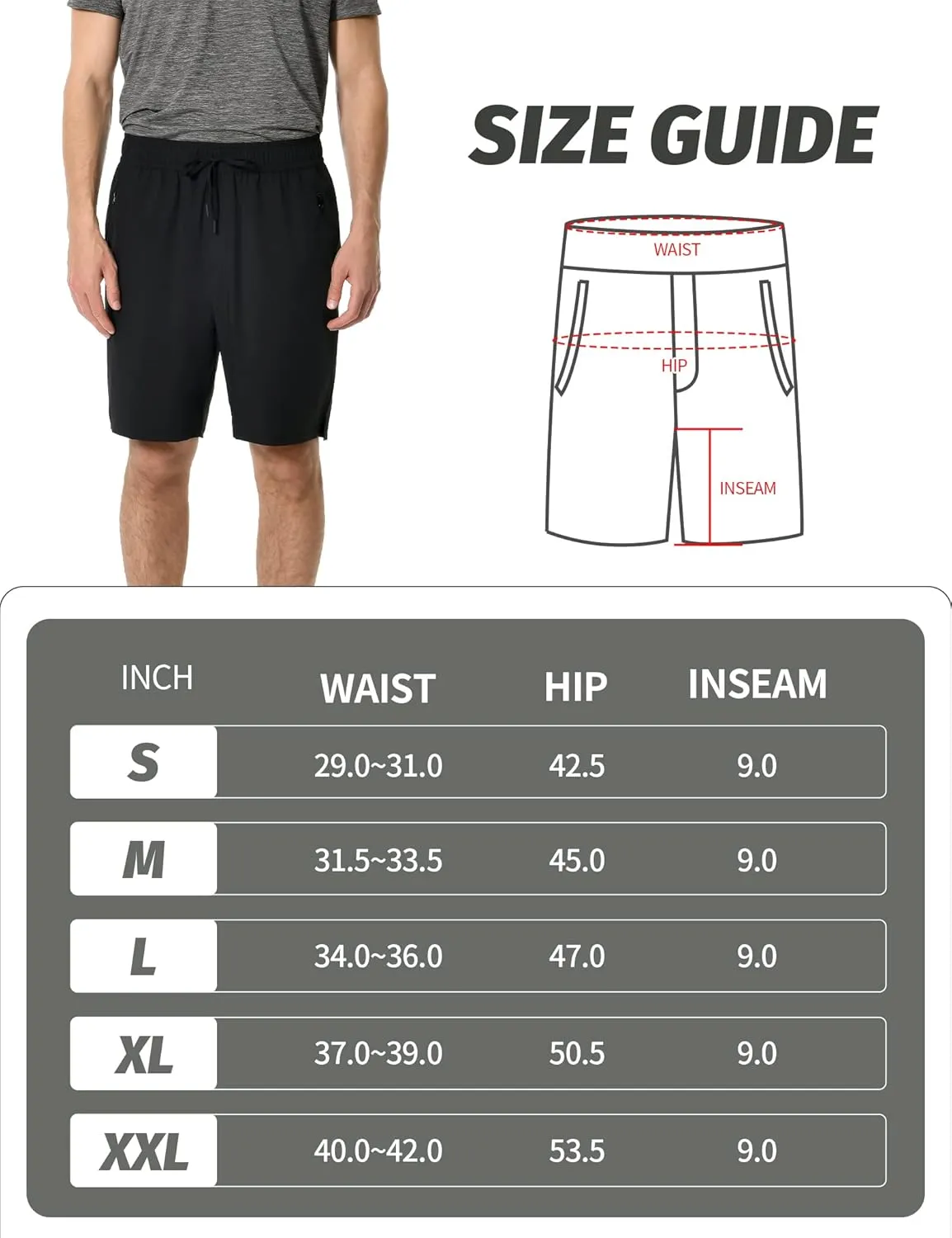 Pioneer Camp Mens Athletic Shorts 7 Inch Quick Dry Gym Workout Running Shorts Men Lightweight Sports Basketball Sweat Shorts