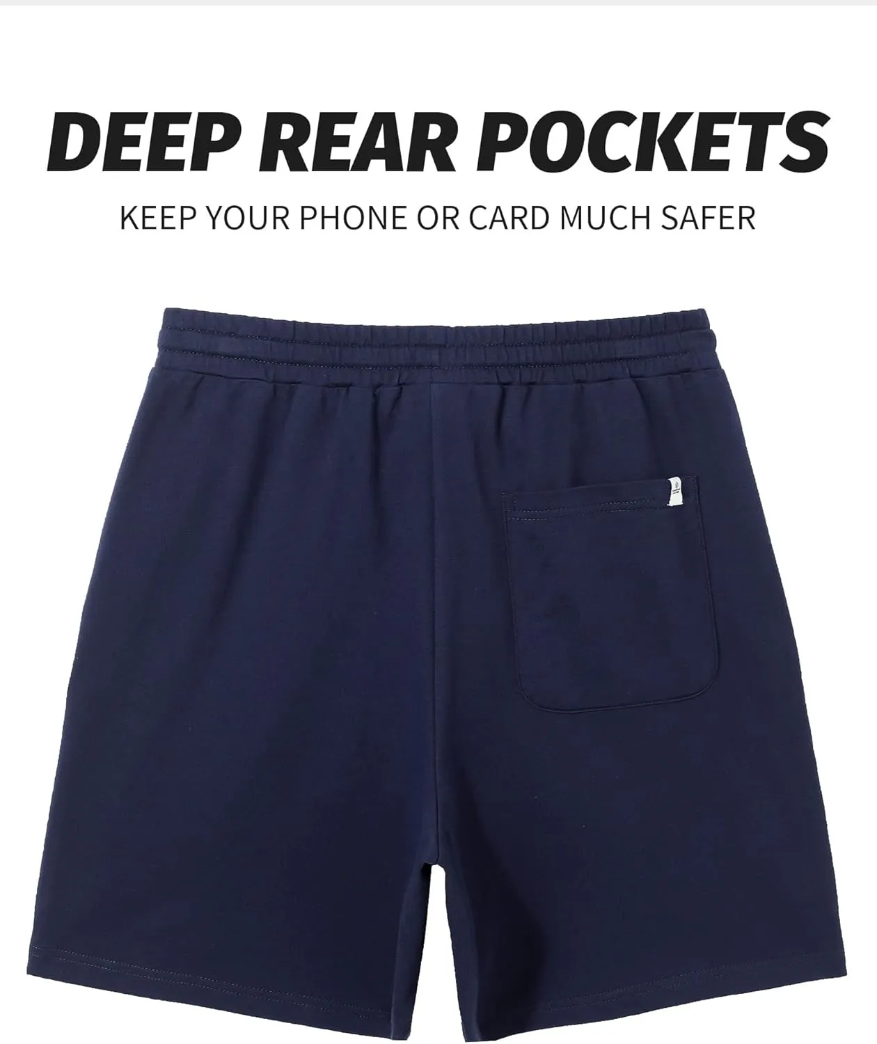 Pioneer Camp Sweat Shorts for Men 5 Inch Inseam Shorts Athletic Gym Workout Casual Cotton Shorts for Running Pajama Lounge