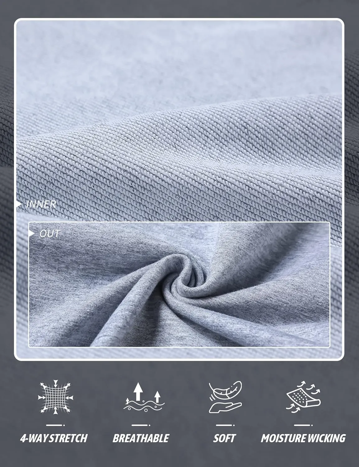 Pioneer Camp Sweat Shorts for Men 5 Inch Inseam Shorts Athletic Gym Workout Casual Cotton Shorts for Running Pajama Lounge