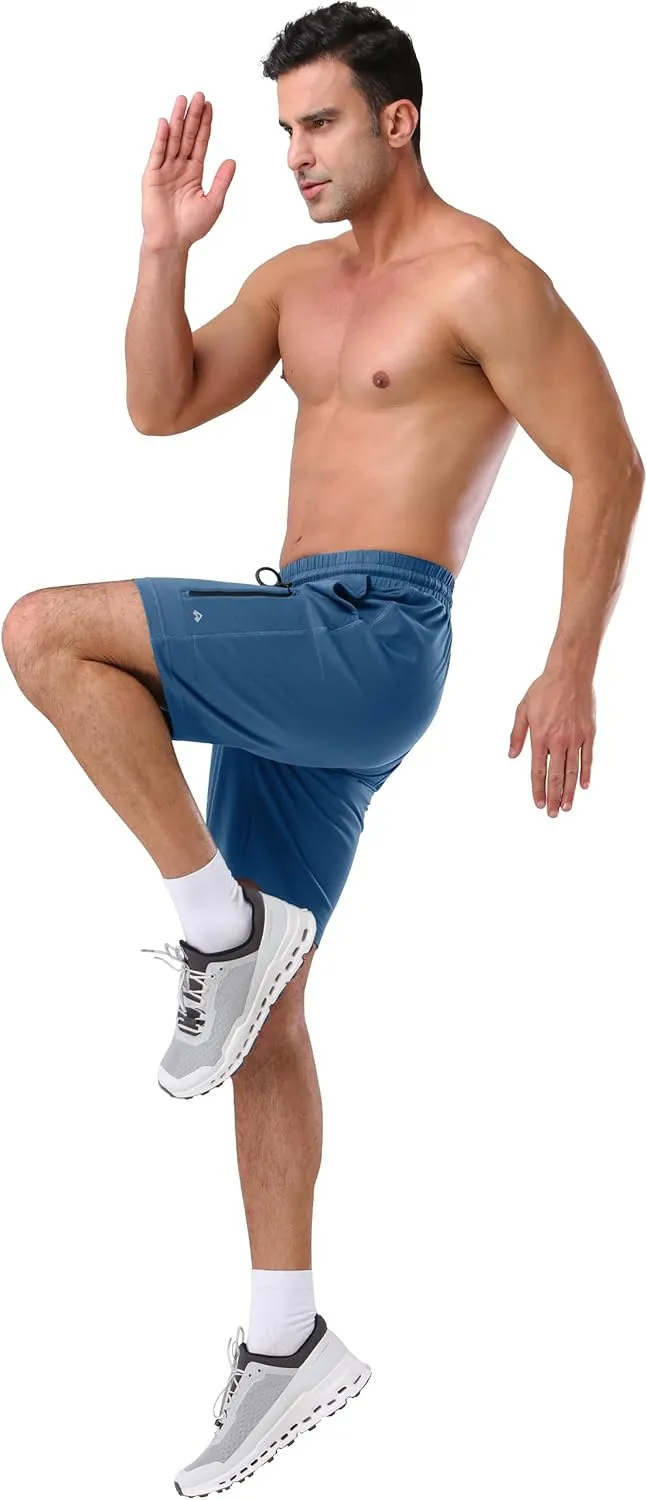 Pioneer Camp Sweat Shorts for Men 7" Inseam Cotton Athletic Casual Shorts with 4 Pockets for Gym Workout Lounge Summer Shorts