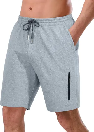 Pioneer Camp Sweat Shorts for Men 7" Inseam Cotton Athletic Casual Shorts with 4 Pockets for Gym Workout Lounge Summer Shorts