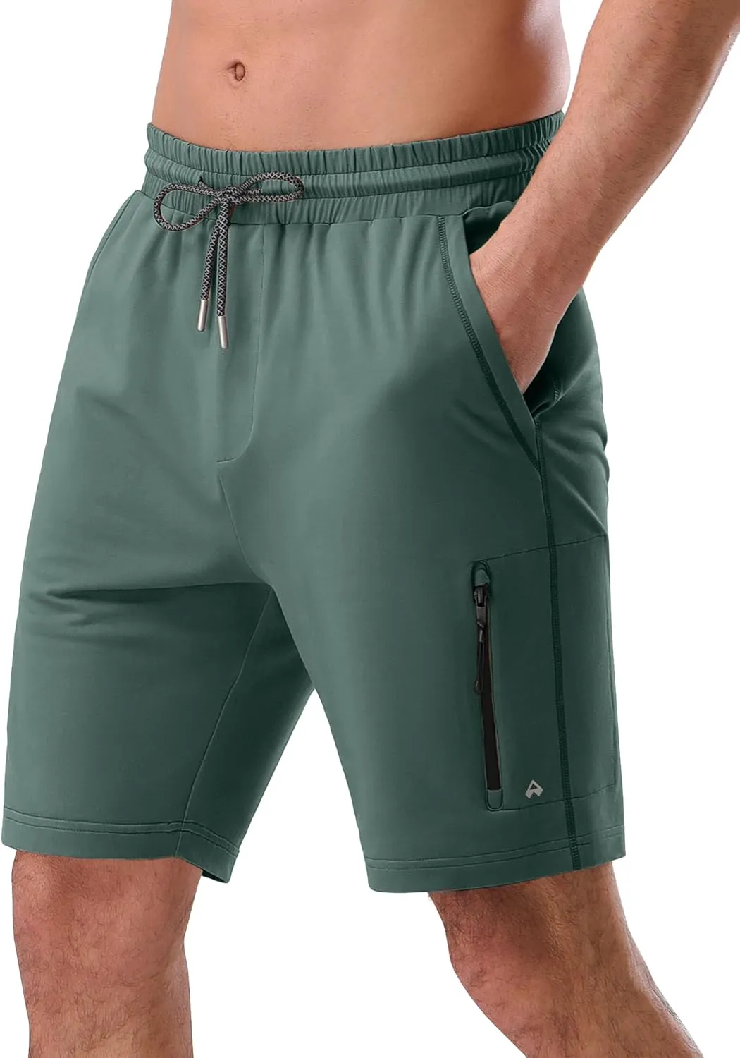 Pioneer Camp Sweat Shorts for Men 7" Inseam Cotton Athletic Casual Shorts with 4 Pockets for Gym Workout Lounge Summer Shorts