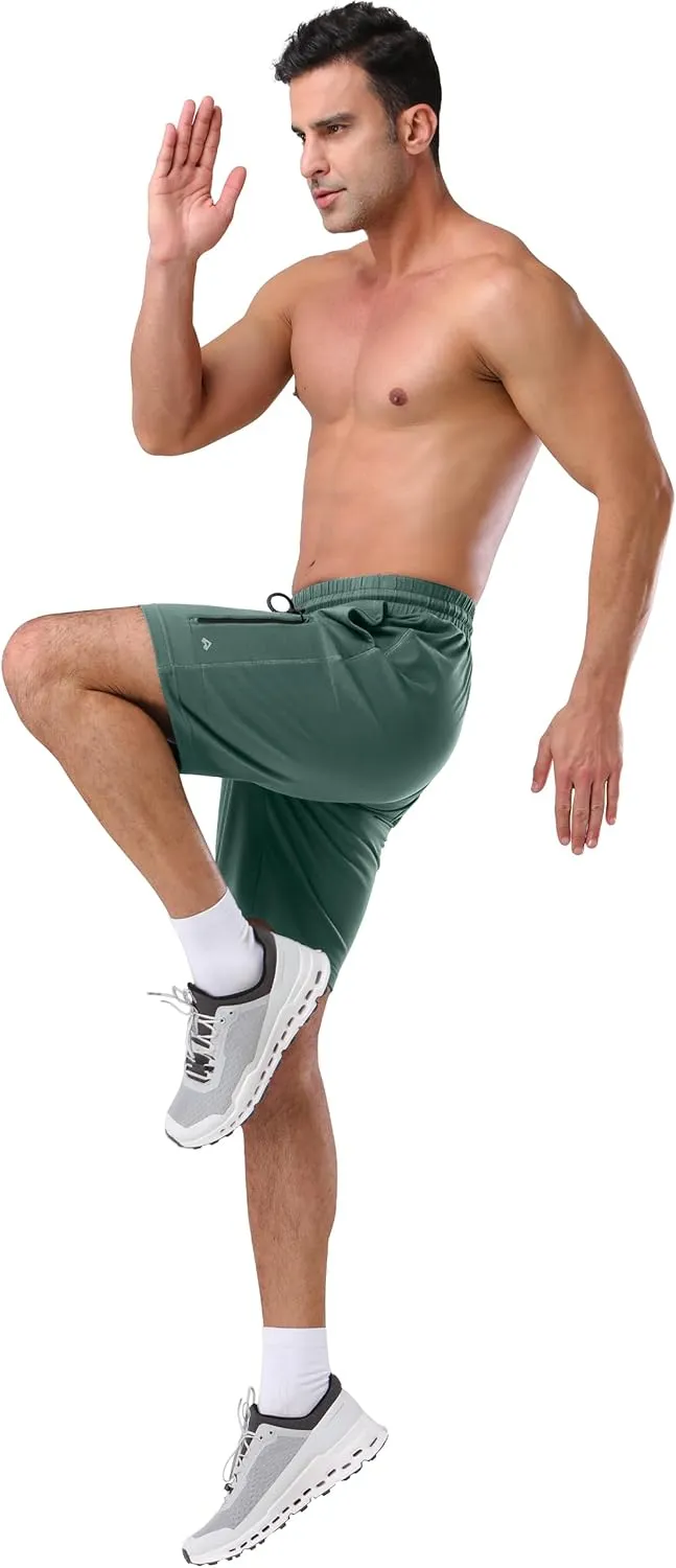 Pioneer Camp Sweat Shorts for Men 7" Inseam Cotton Athletic Casual Shorts with 4 Pockets for Gym Workout Lounge Summer Shorts