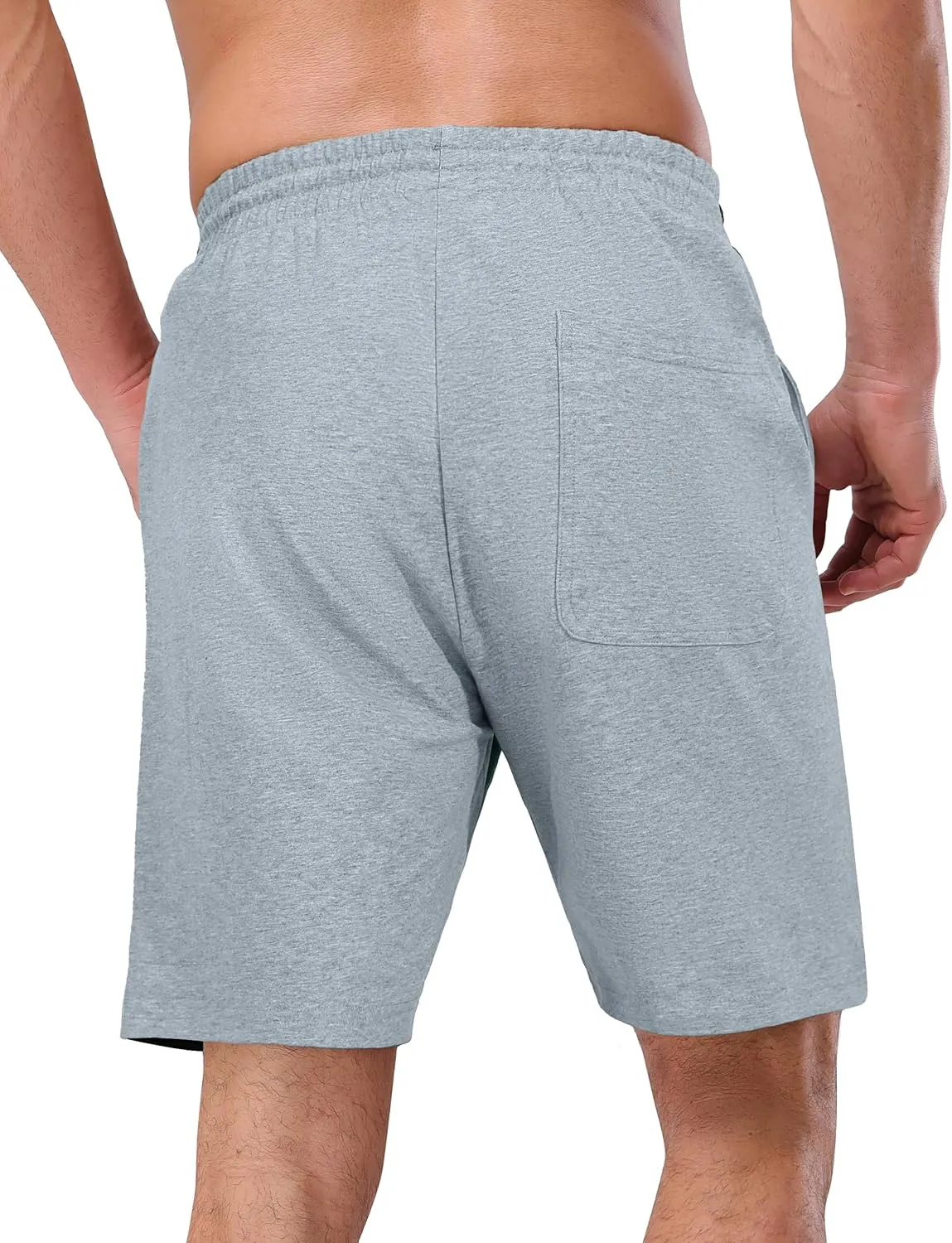 Pioneer Camp Sweat Shorts for Men 7" Inseam Cotton Athletic Casual Shorts with 4 Pockets for Gym Workout Lounge Summer Shorts