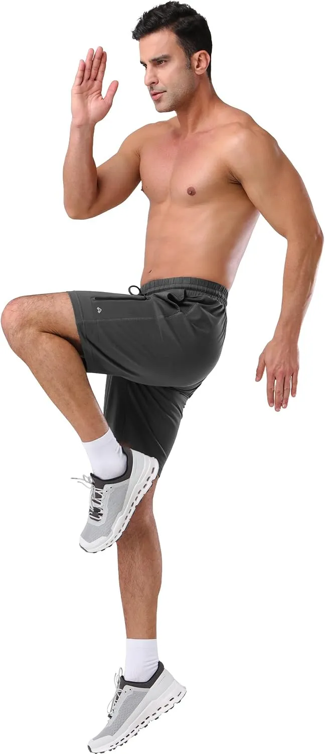 Pioneer Camp Sweat Shorts for Men 7" Inseam Cotton Athletic Casual Shorts with 4 Pockets for Gym Workout Lounge Summer Shorts
