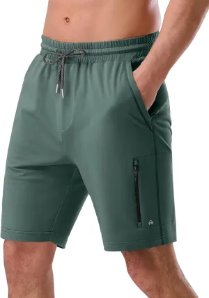 Pioneer Camp Sweat Shorts for Men 7" Inseam Cotton Athletic Casual Shorts with 4 Pockets for Gym Workout Lounge Summer Shorts