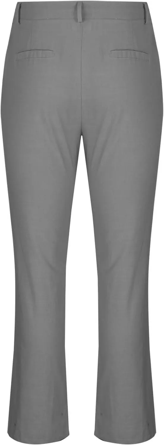 Plus Size Linen Pants for Men Casual Elastic Waist Lightweight Loose Fit Trousers Solid Business Wide Leg Suit Pant