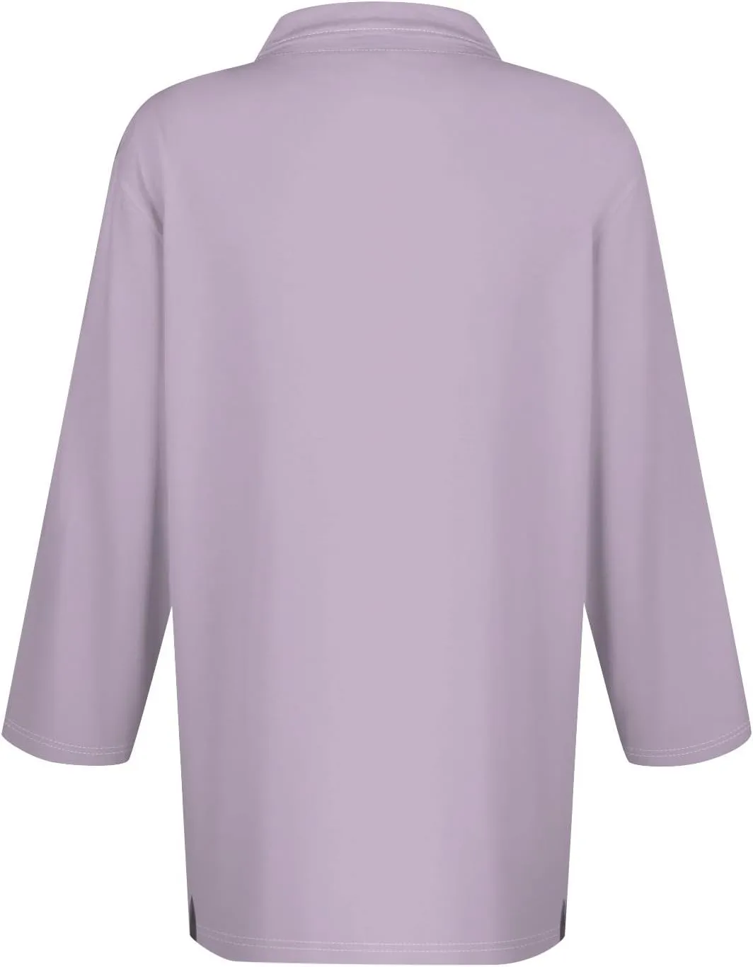 Polo Shirts for Women Summer Tops Button Down 3/4 Sleeve Golf Tees Shirts Lapel Collared Shirts Office Wear for Work