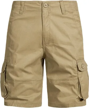 Quick Dry Hiking Shorts Men's Cargo Casual Outdoor Tactical Bermuda Shorts Lightweight Summer Short with Side Pockets