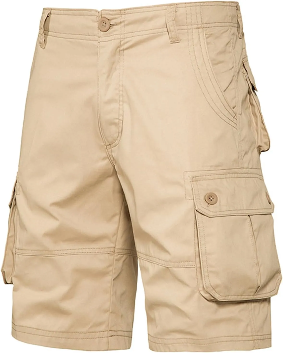 Quick Dry Hiking Shorts Men's Cargo Casual Outdoor Tactical Bermuda Shorts Lightweight Summer Short with Side Pockets