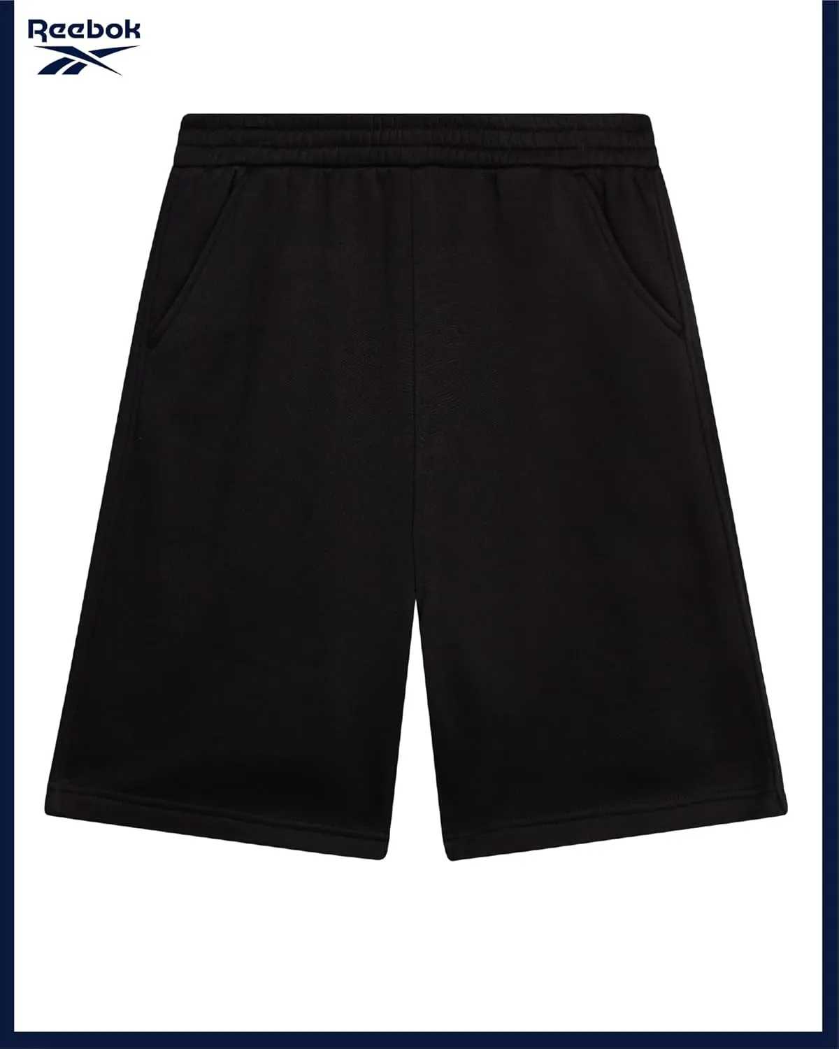 Reebok Boys Athletic Shorts - 2 Pack Active Performance French Terry Sweat Shorts for Basketball, Gym, Running (Sizes: 8-20)
