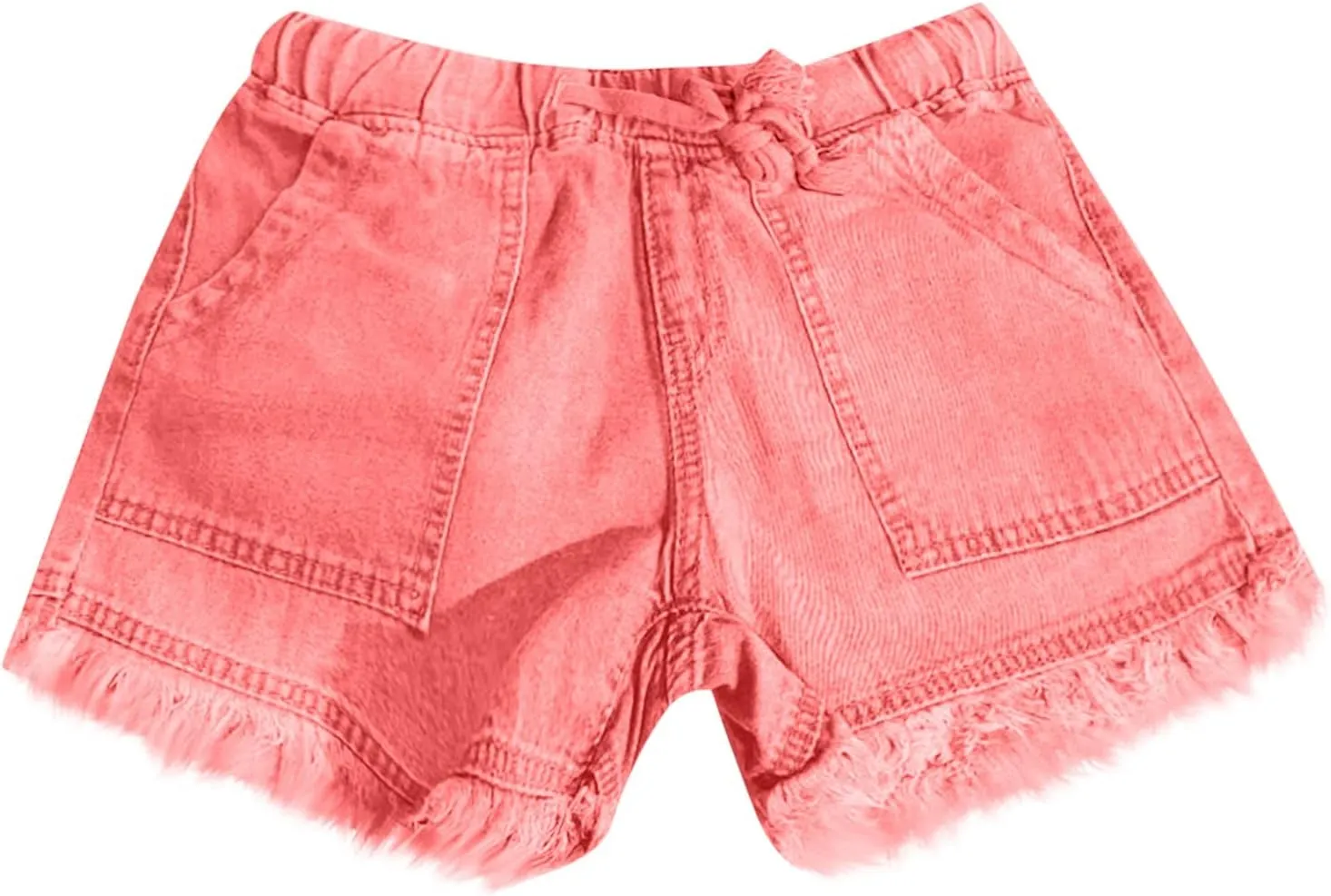 Ripped Denim Shorts for Women Trendy 2025 Summer Frayed Raw Hem Skinny Jean Shorts Dressy Casual Stretchy Jeans