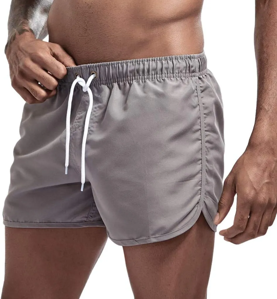 Running Shorts for Men Gym Athletic Workout Shorts Quick Dry 3 Inch Inseam Sweat Shorts with Pockets