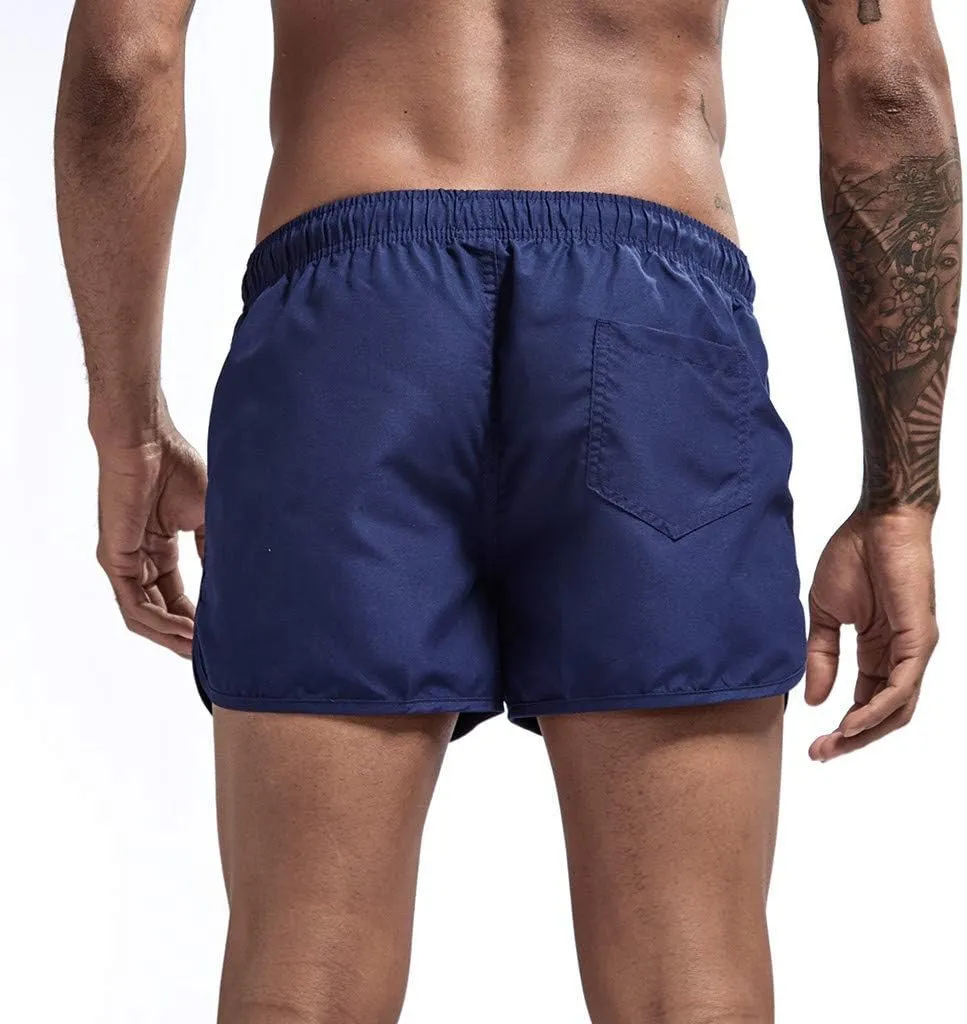 Running Shorts for Men Gym Athletic Workout Shorts Quick Dry 3 Inch Inseam Sweat Shorts with Pockets