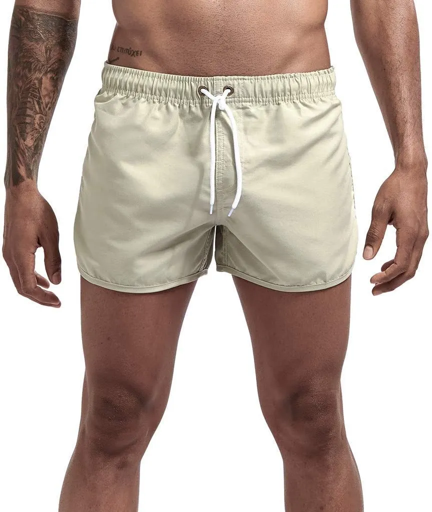 Running Shorts for Men Gym Athletic Workout Shorts Quick Dry 3 Inch Inseam Sweat Shorts with Pockets