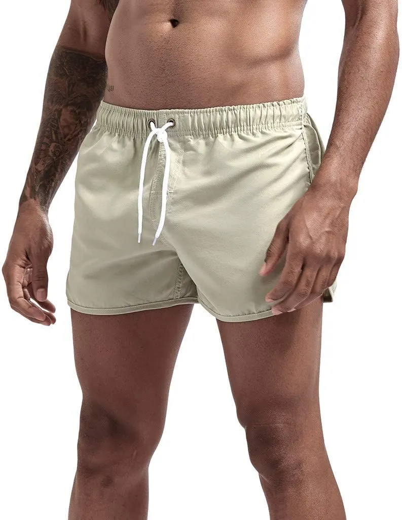 Running Shorts for Men Gym Athletic Workout Shorts Quick Dry 3 Inch Inseam Sweat Shorts with Pockets