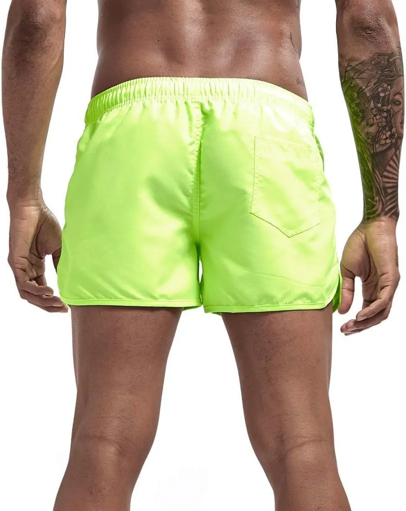 Running Shorts for Men Gym Athletic Workout Shorts Quick Dry 3 Inch Inseam Sweat Shorts with Pockets