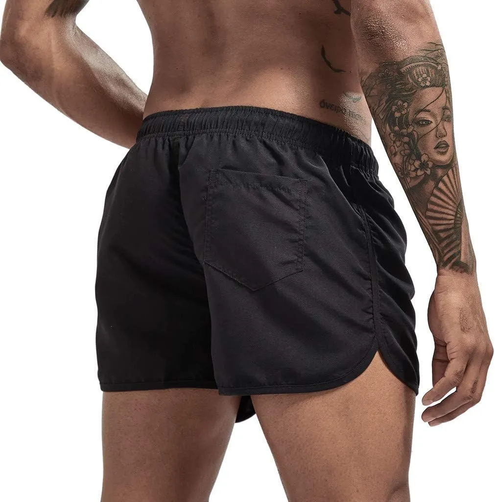 Running Shorts for Men Gym Athletic Workout Shorts Quick Dry 3 Inch Inseam Sweat Shorts with Pockets
