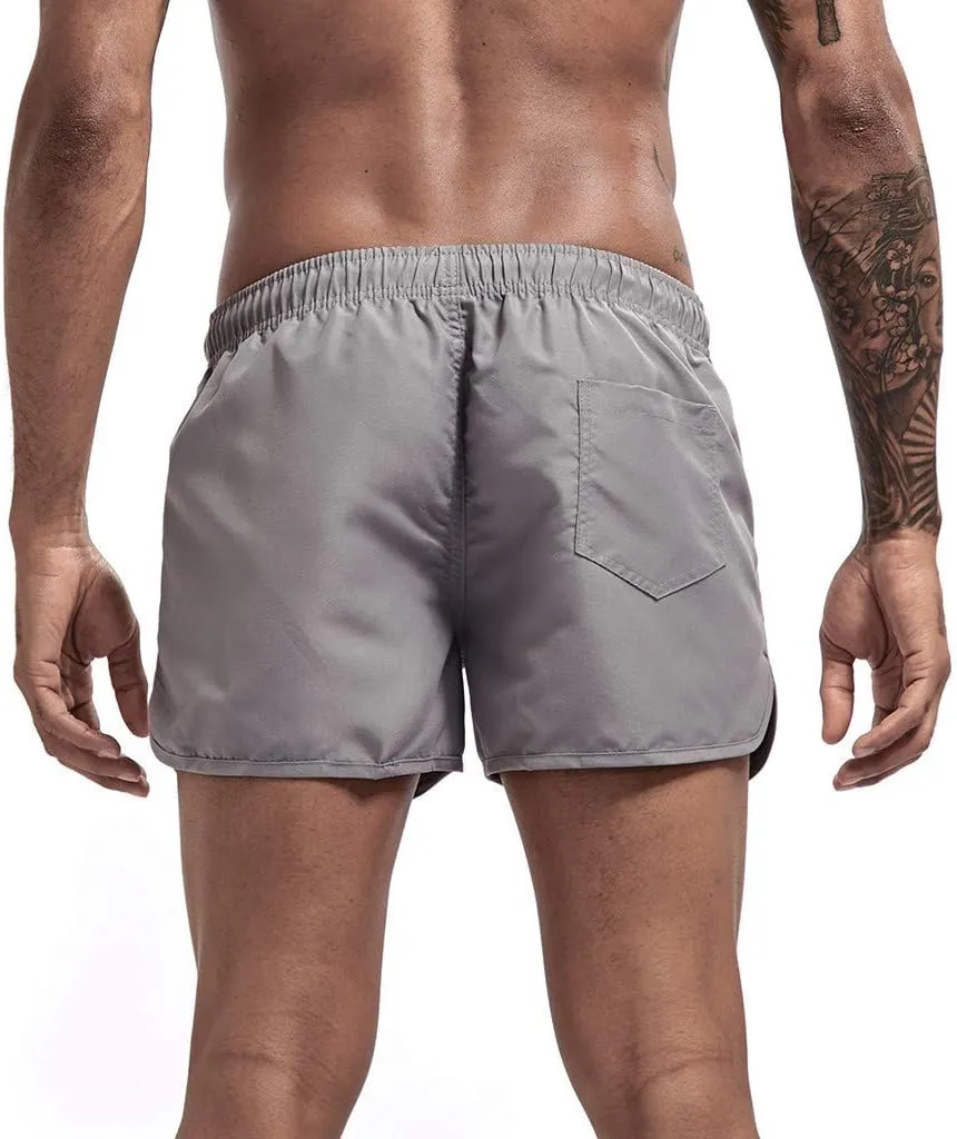 Running Shorts for Men Gym Athletic Workout Shorts Quick Dry 3 Inch Inseam Sweat Shorts with Pockets