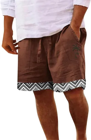 Shorts for Men Casual Summer Waist Drawstring Shorts High with Pockets Elastic Men's Pants Men's Shorts Athletic