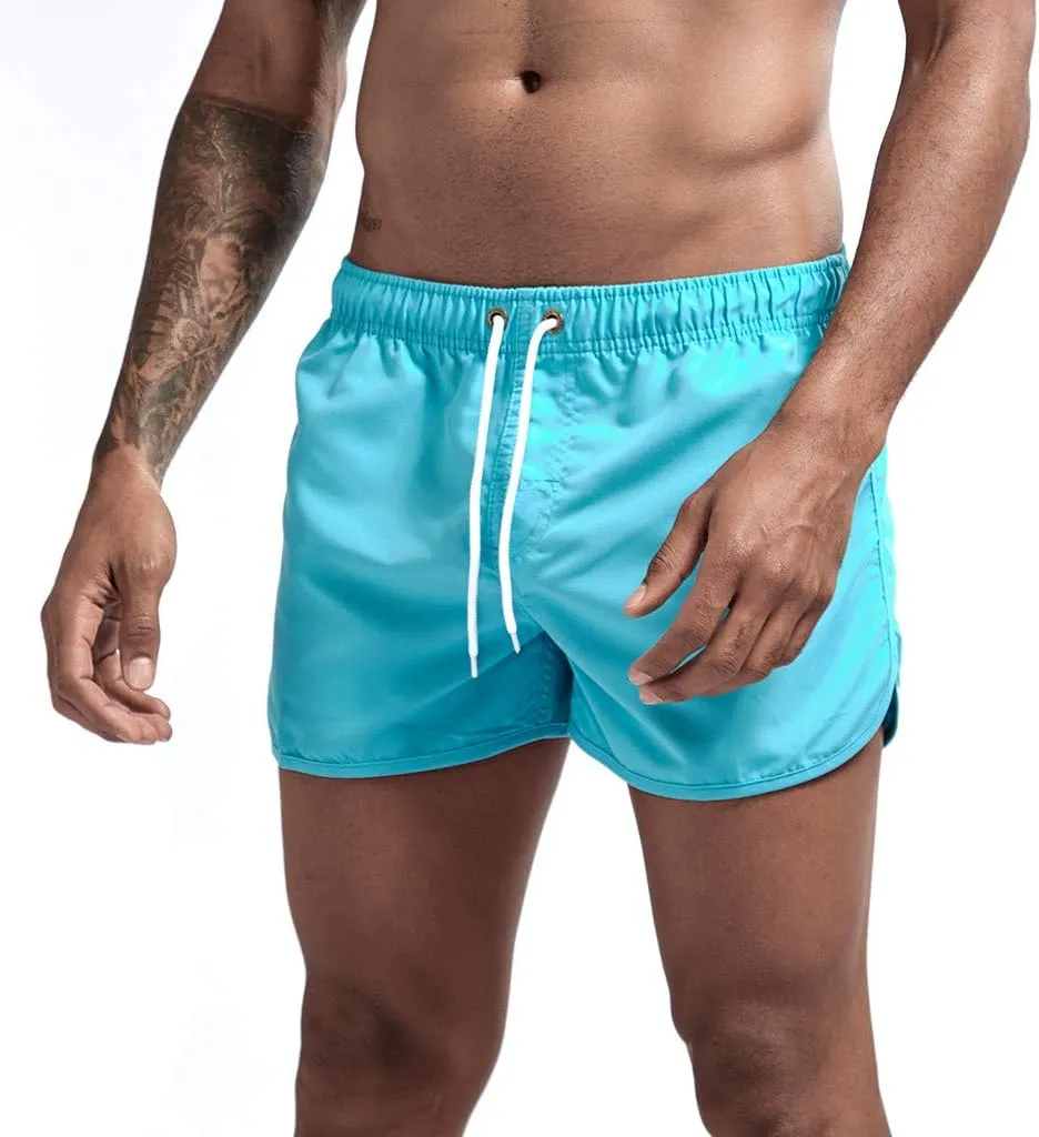 Summer Shorts for Mens Fashion Patchwork Drawstring Casual Pant 2025 Loose Lightweight Quick Dry Beach Surfing Shorts