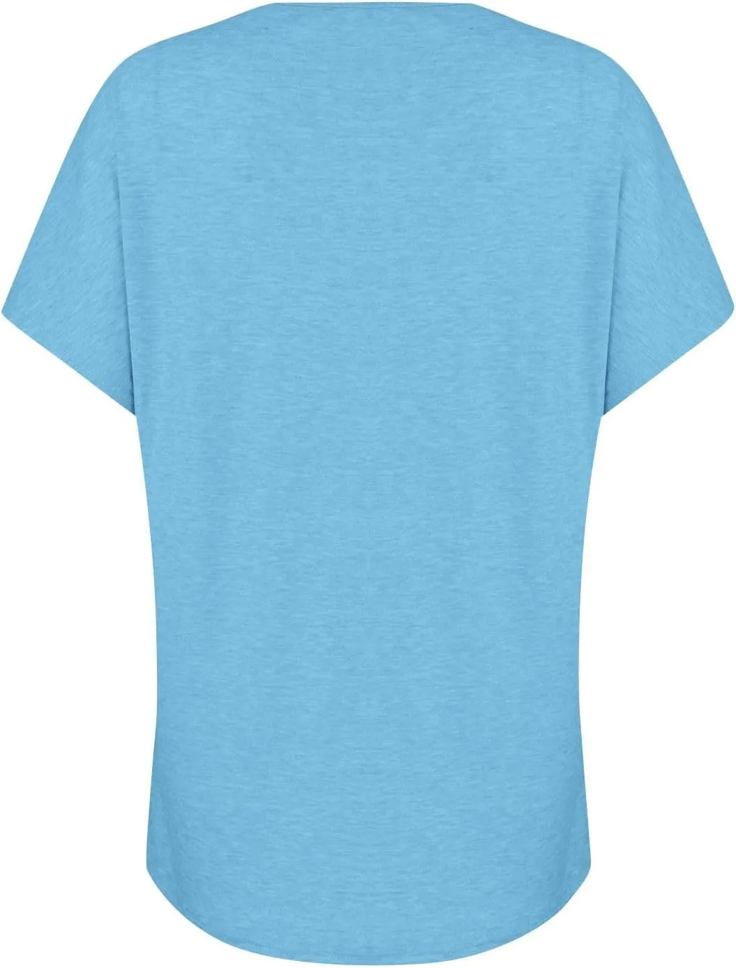 Summer Tops for Women Casual Pleated Button V-Neck Short Sleeve T Shirts Solid Color Cute Tees Loose Trendy Tunics Clothing