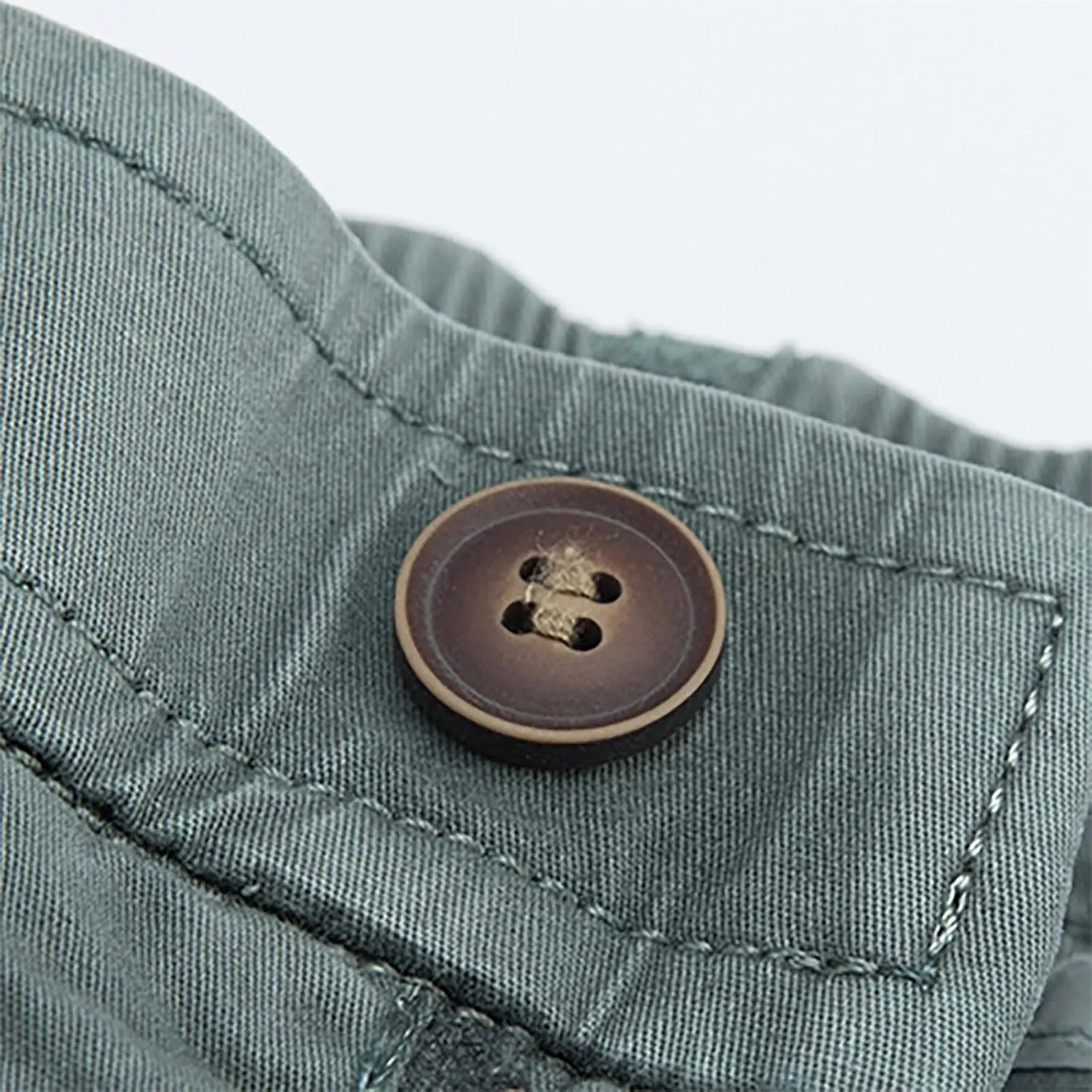 Summer Work Shorts Men's Twill Bermuda Cargo Shorts Casual Relaxed Camping Fishing Capris Pant with Multiple Pockets