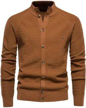 Sweater Cardigan Jackets for Mens Shawl Collar Cardigan Sweater Cable Knit Casual Button Down Trench Coat