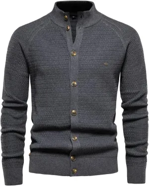 Sweater Cardigan Jackets for Mens Shawl Collar Cardigan Sweater Cable Knit Casual Button Down Trench Coat