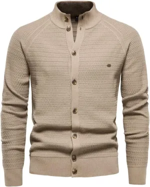 Sweater Cardigan Jackets for Mens Shawl Collar Cardigan Sweater Cable Knit Casual Button Down Trench Coat
