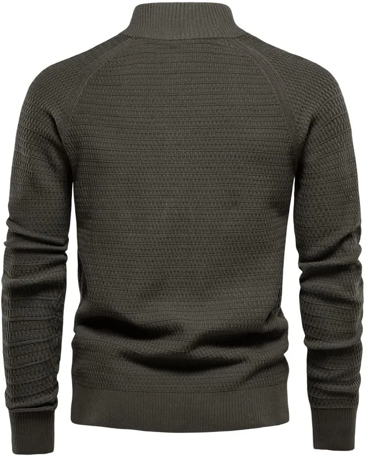 Sweater Cardigan Jackets for Mens Shawl Collar Cardigan Sweater Cable Knit Casual Button Down Trench Coat