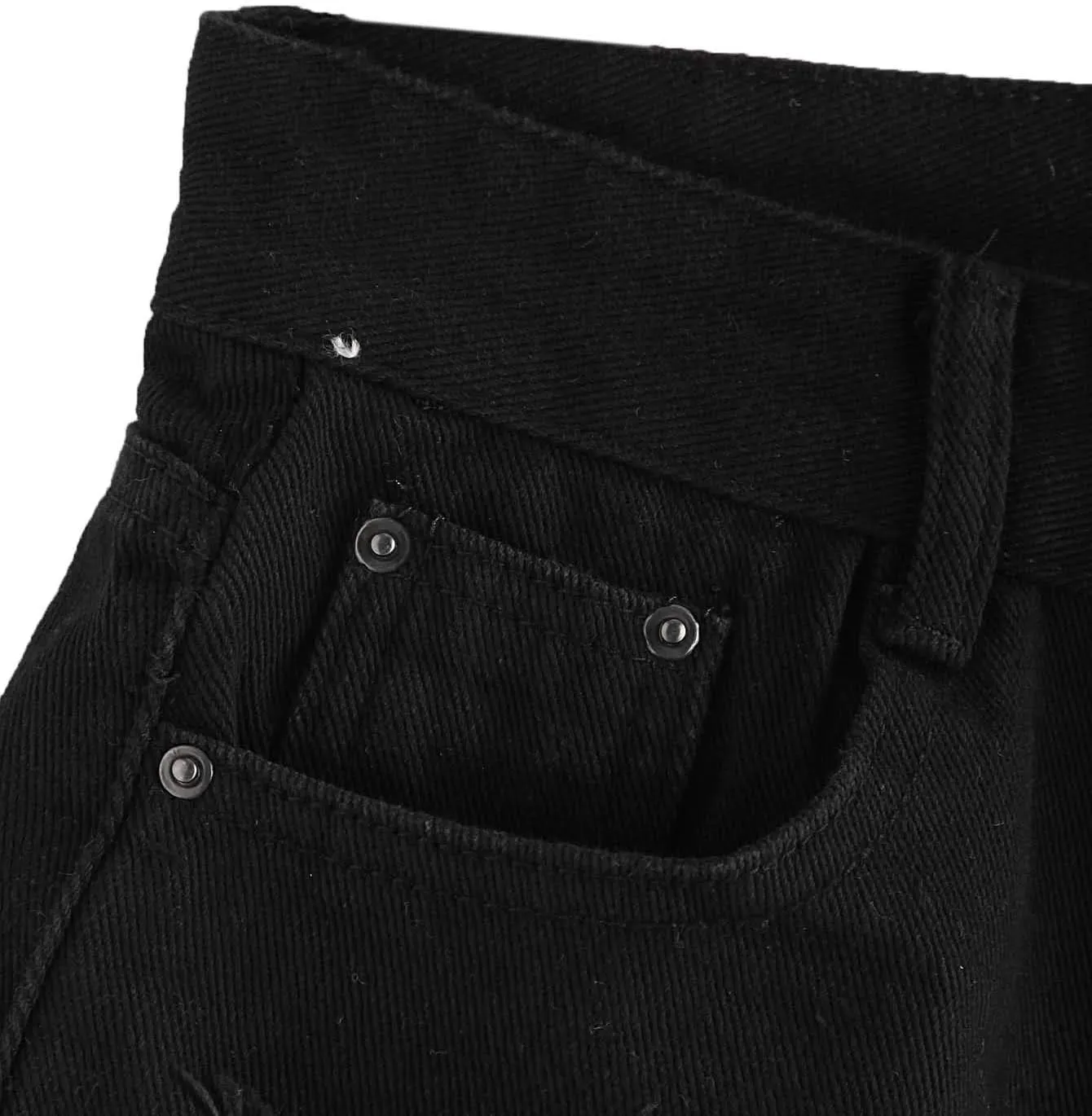 WDIRARA Women's High Waisted Raw Hem Distressed Ripped Casual Denim Shorts