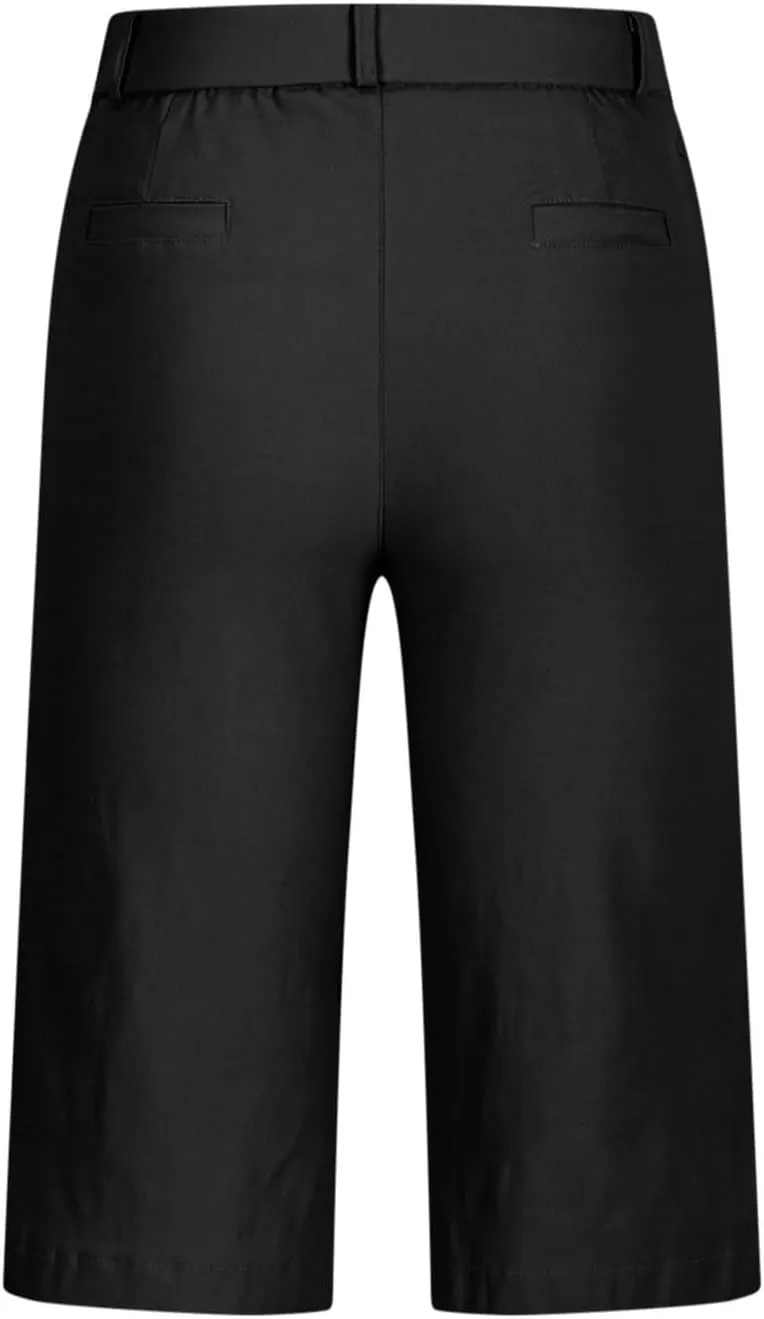 Women's Bermuda Shorts, Summer Straight Leg Chino Dressy Bike Shorts High Waisted Office Casual Party Sweat Shorts