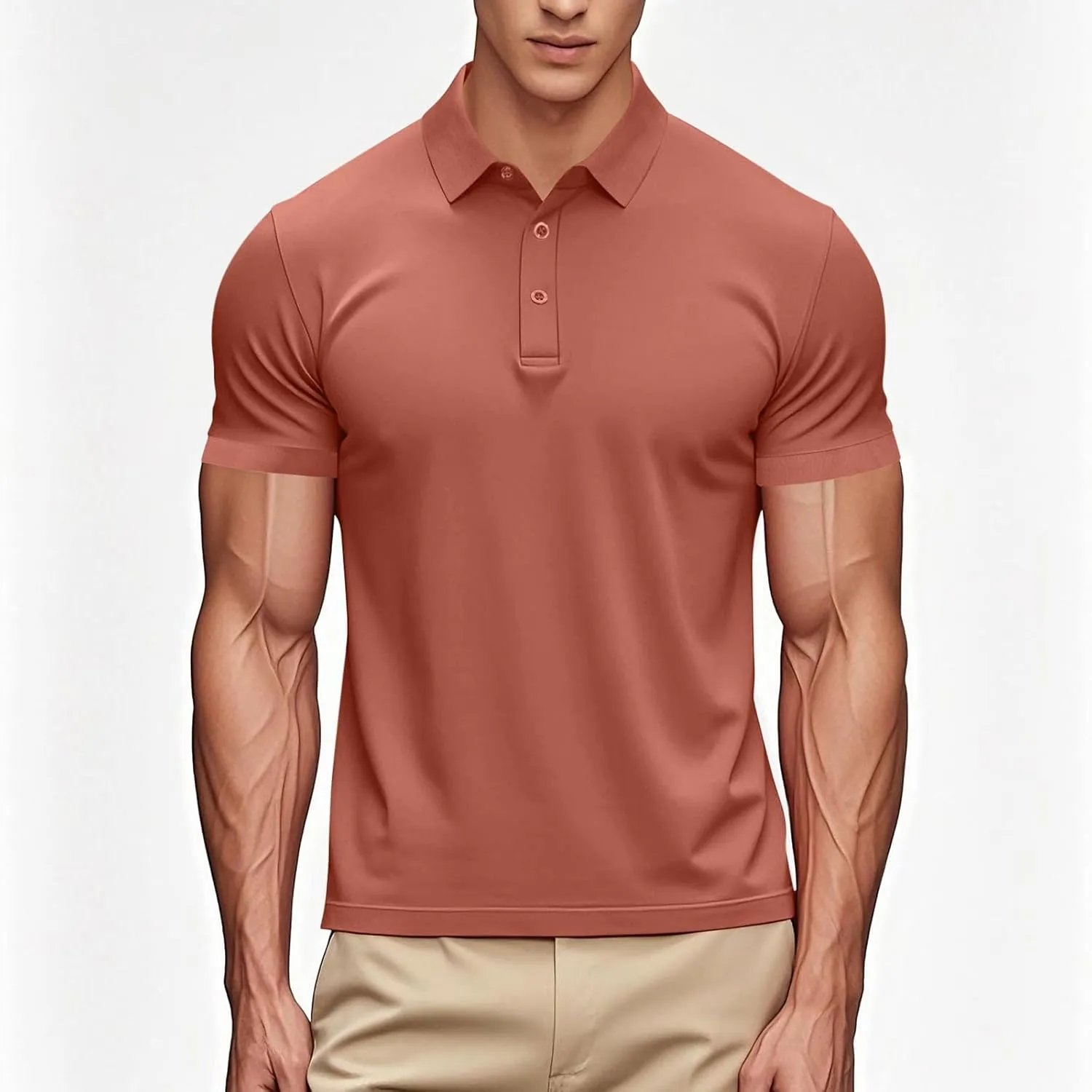 Women's Fashion Polo Shirts Quick Dry Moisture-Wicking Athletic Workout Summer Short Sleeve Loose T-Shirt