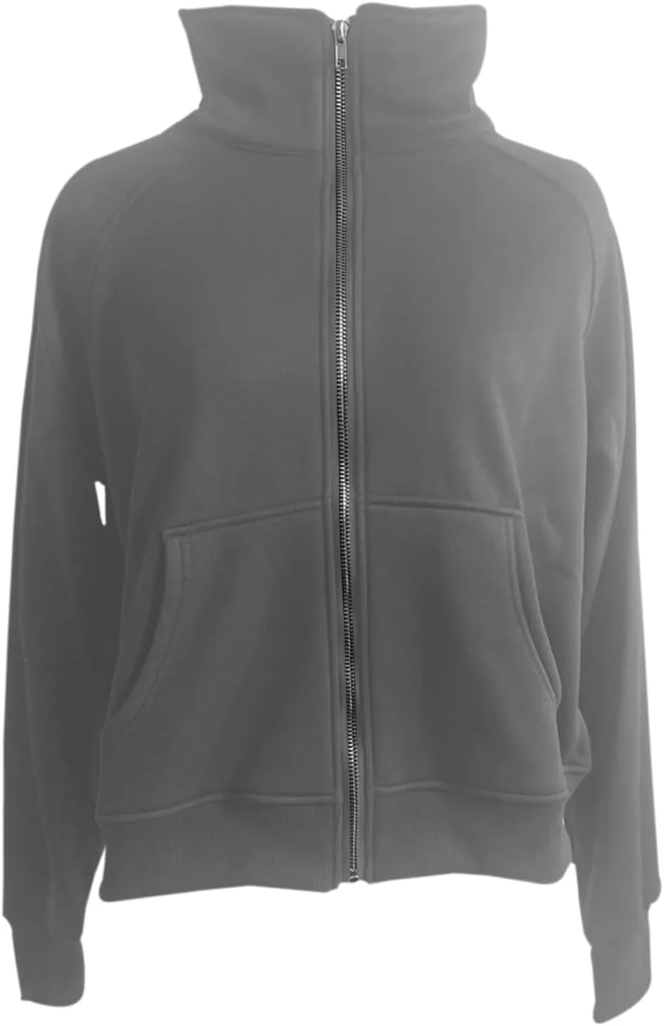 Women's Full Zip Up Sweatshirt Jackets Oversized Fleece Long Sleeve Tops With Pockets Thumb Hole Fall Outfits Clothes