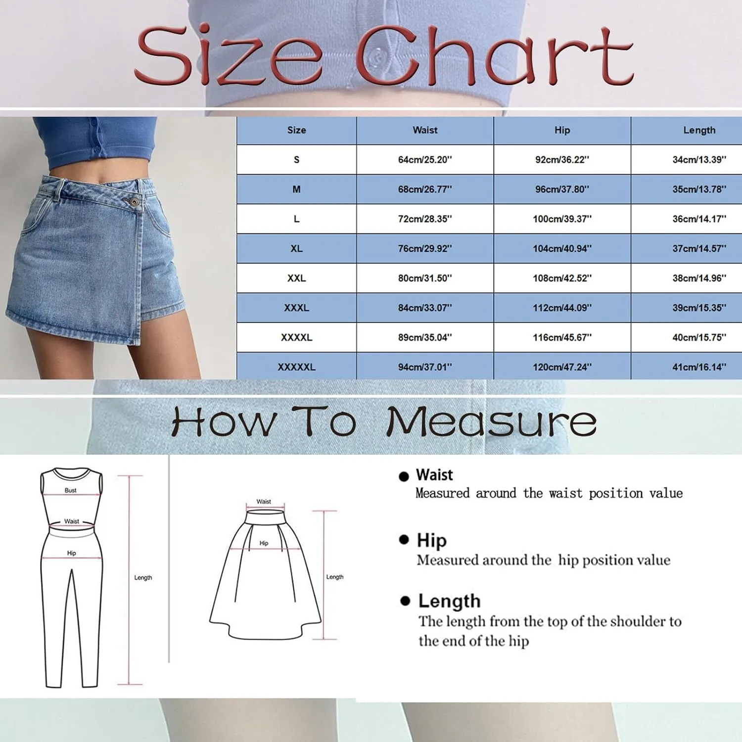 Women's High Waisted Denim Skort Wrap Button Front Asymmetrical Hem Skirt Shorts Casual Trendy A Line Jean Shorts