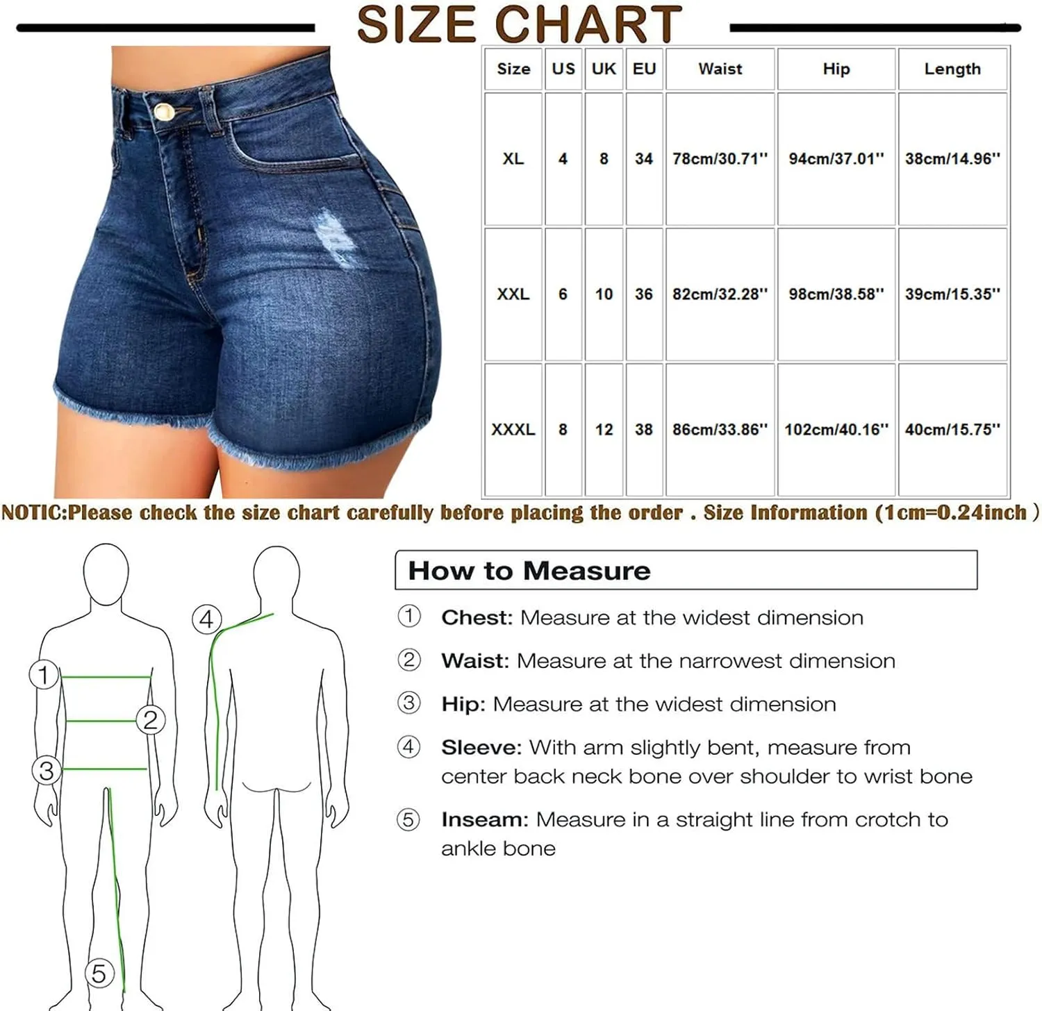 Womens Jean Shorts High Waisted Stretchy Denim Shorts Sexy Summer Hot Pants with Pockets Tummy Control Jean Shorts