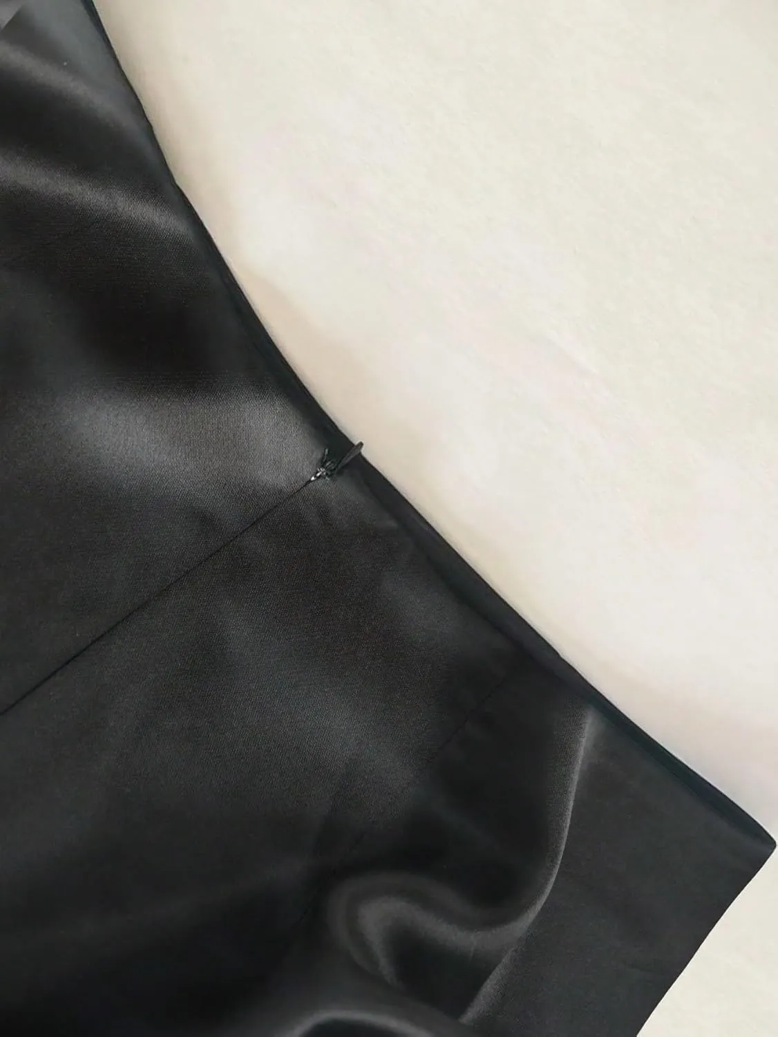Women's Maxi Skirt Summer Satin Midi Skirt with Slit Hem Elegant High Waist