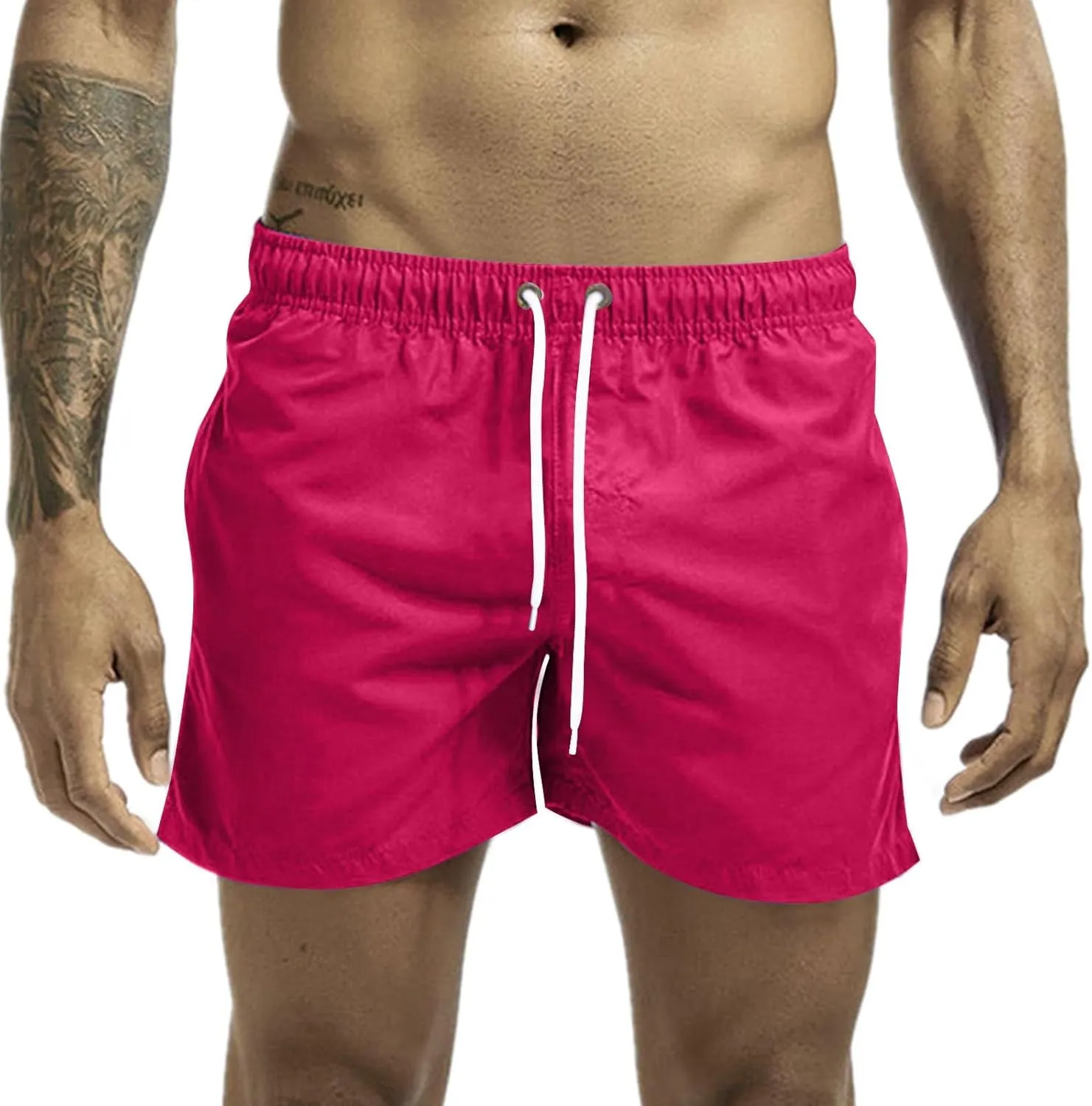 Xiaojmake Mens 5" Running Shorts Lightweight Quick Dry Workout Short Gym Jogger Athletic Sweat Shorts with Pockets