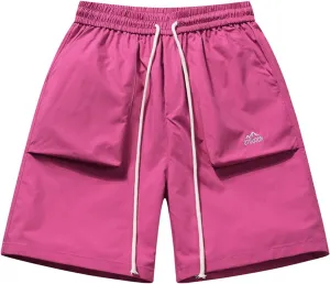 Xiaojmake Men's Athletic Running Shorts 5 inch Lightweight Quick Dry Loose Fit Workout Gym Basketball Outdoor Hiking Shorts