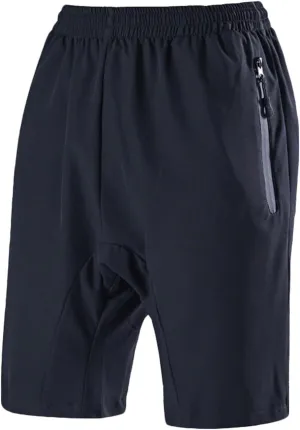 Xiaojmake Men's Running Shorts with Zipper Pocket Lightweight Elastic Waist Athletic 9 Inch Gym Shorts Quick Dry Hiking Short